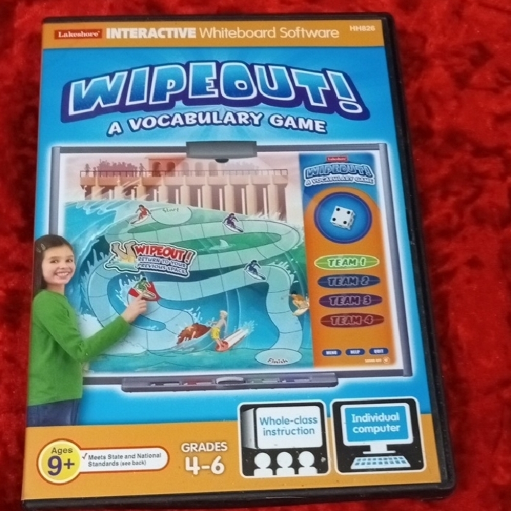 Interactive Whiteboard Software - Wipeout! Vocabulary Game